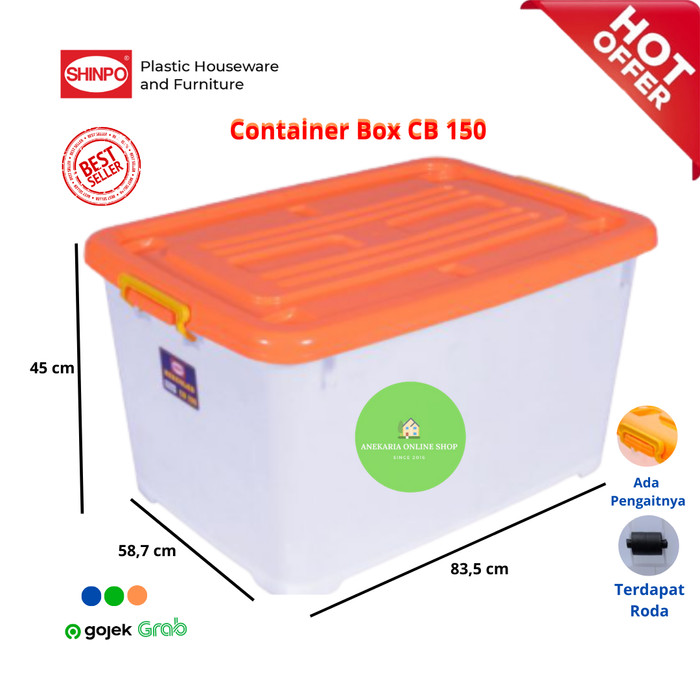 Jual Shinpo Container Box Kotak Penyimpanan Hercules CB Jual Shinpo Container Box Kotak Penyimpanan Hercules CB