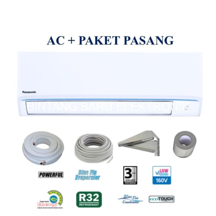 Jual Ac Panasonic Cs Cu Ln5wkj 1 2pk 1 2 Pk Paket Pasang Low Voltage R32 Jakarta Pusat Bintang Baru Elektronik Tokopedia