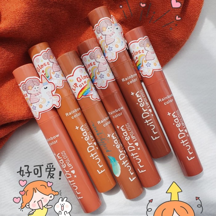 Foto Produk (PER BATANG) FRUITY DREAMER LIPGLOSS KBEAUTY MAKEUP ORIGINAL dari berrycheeseee