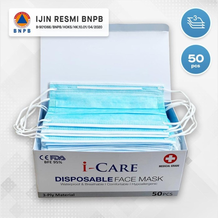 Download Jual Masker Medis I Care Disposable Face Mask 3 Play Jakarta Pusat Acces Mobile Phone Tokopedia PSD Mockup Templates