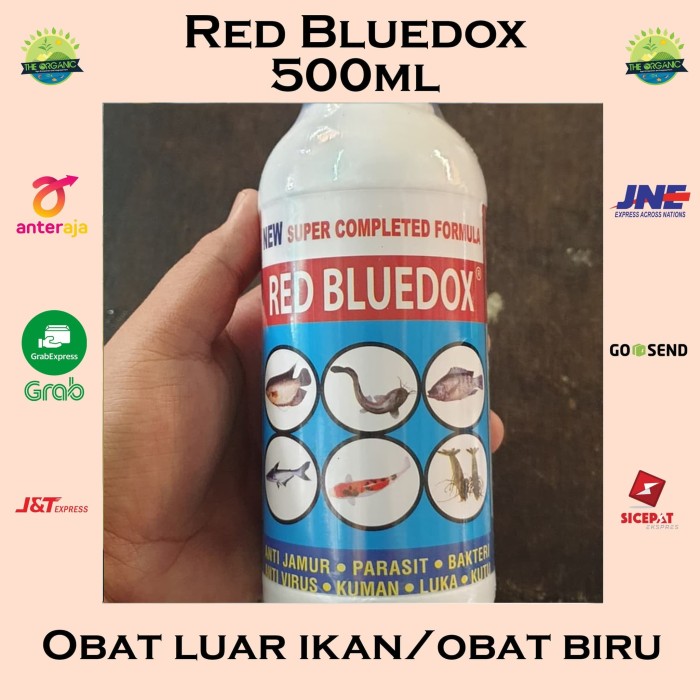 Jual Red Bluedox obat luar ikan obat biru kemasan 500ml Jual Red Bluedox obat luar ikan obat biru kemasan 500ml