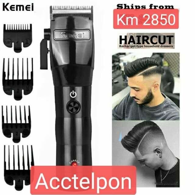 Jual Alat cukur rambut  KEMEI KM 2850 Rechargeable Cordless 