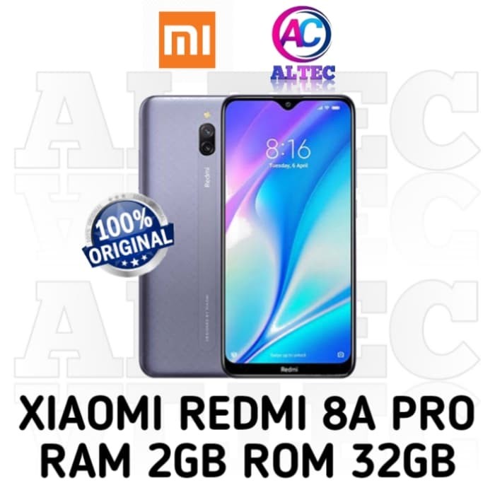 Foto Produk Xiaomi Redmi 8A PRO 2/32 RAM 2GB ROM 32GB GARANSI RESMI - Abu-abu dari Altec Cellular