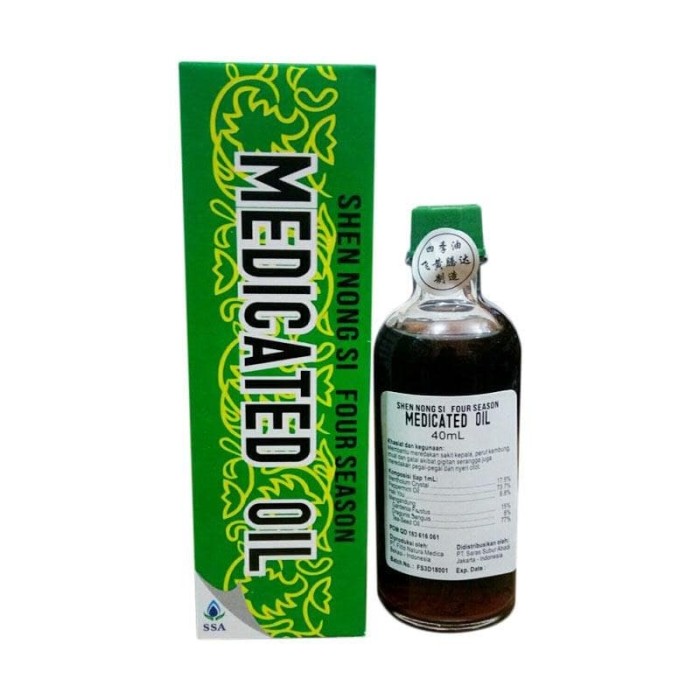 Jual MEDICATED OIL ISI 40ml Jakarta Selatan Tokopedia