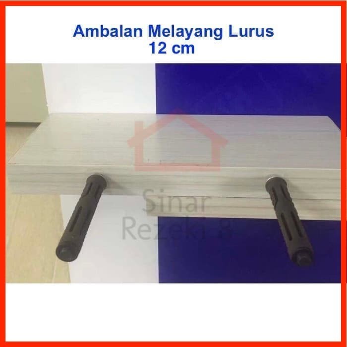 Jual Bracket Ambalan Melayang  LURUS Tembus Floating 