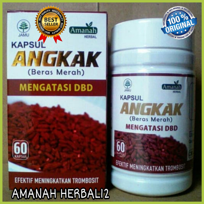 Kapsul Angkak Beras Merah 2c Obat Demam Berdarah