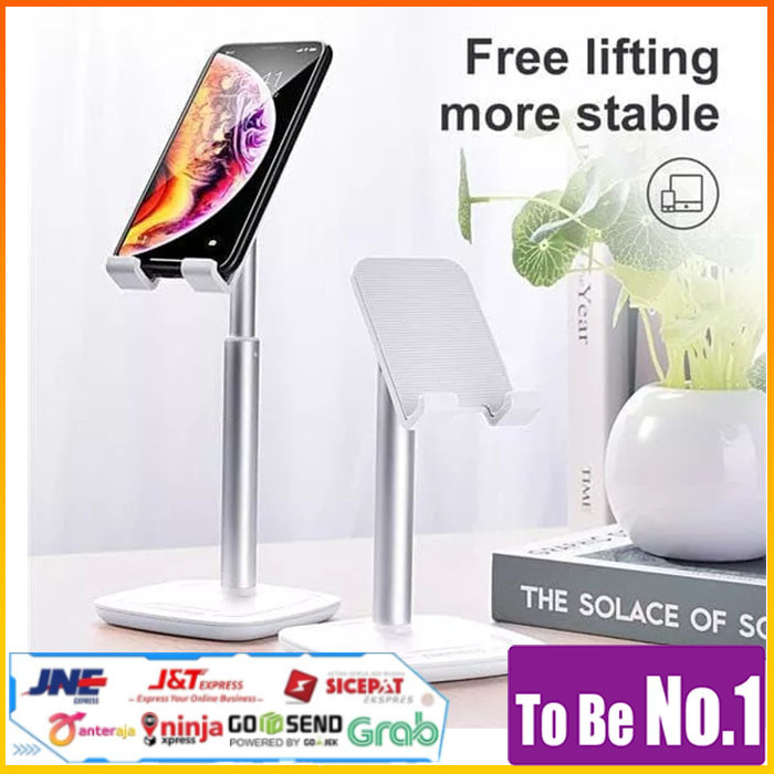 Jual Retractable Metal Desktop Stand iPad Universal Mobile