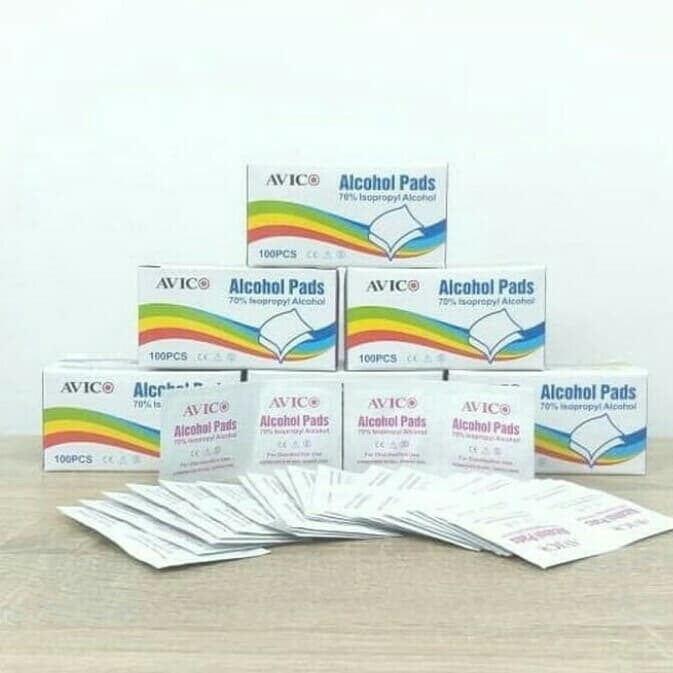 Foto Produk Alcohol Pads Avico / Alkohol Pads AVICO isi 100 dari Sumber lestari