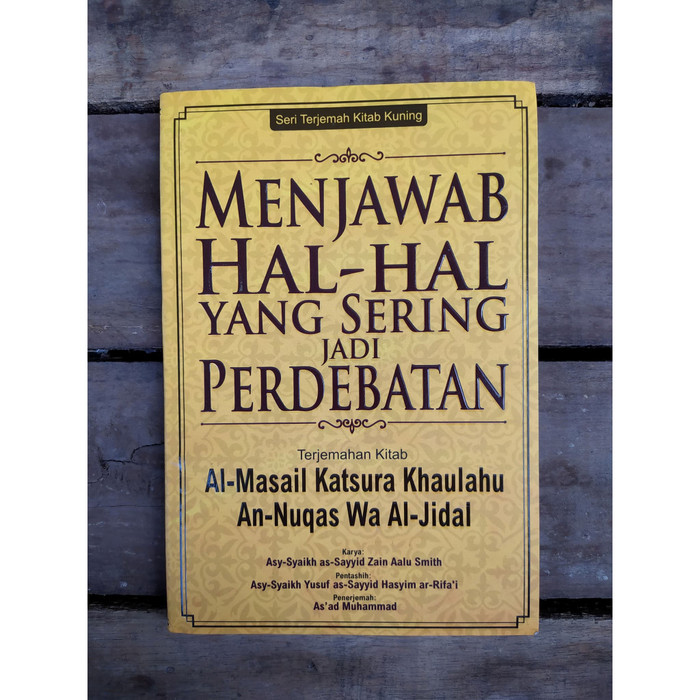 Jual Terjemah Kitab Al Masail Katsura Khaulahu An Nuqas Wa Al Jidal Kab Sleman Angkringan Buku Tokopedia