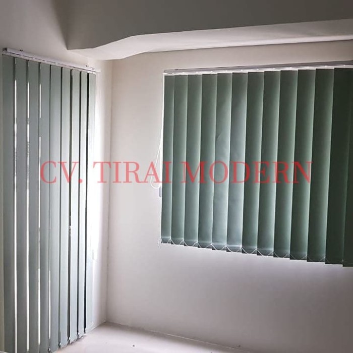 Jual Vertical Blinds 127mm Onna Sistem Chain Kain Blackout Seri 34