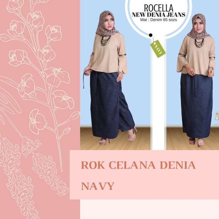 Jual ROCELLA ROK  CELANA  NEW DENIA JEANS ROK  DENIM JEANS 