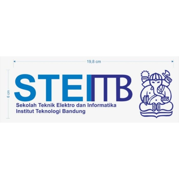 Jual Sticker Stei Itb Teknik Elektro Dan Informatika Institut Teknologi Kota Bandung Pixel Art Grafika Tokopedia