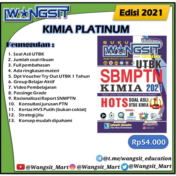 Soal Utbk Kimia