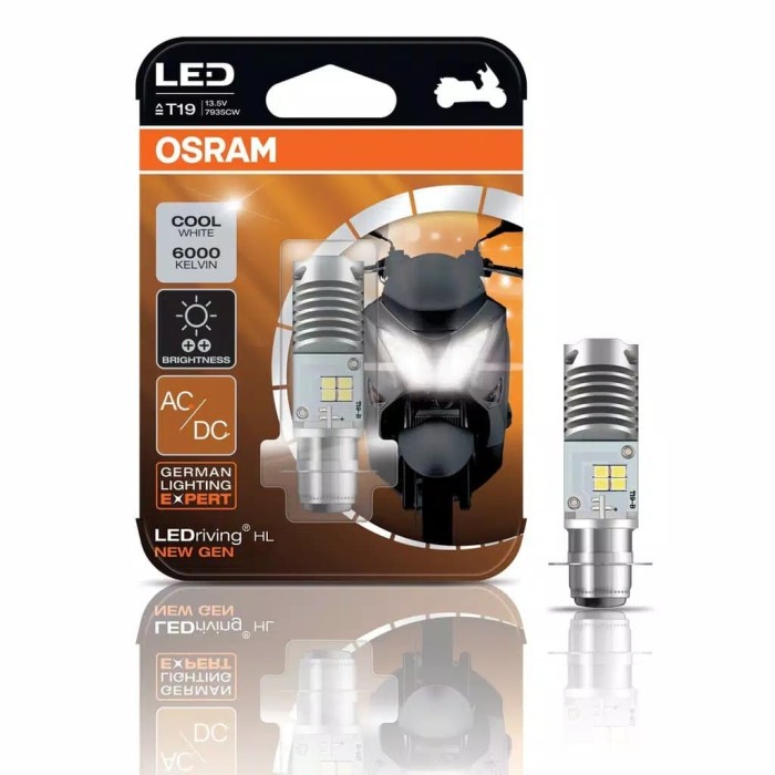 Promo Osram  Lampu  Utama Motor LED  T19  H6 M5 K1 New Gen 