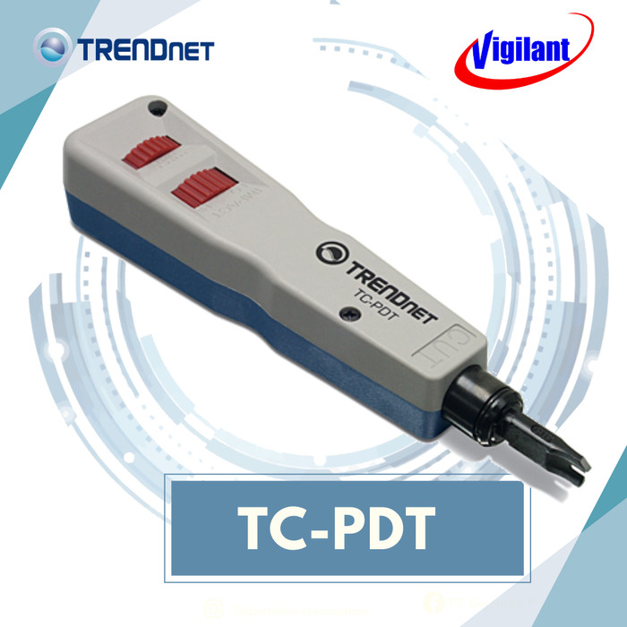Jual TCPDT Punch Down Tool with 110 and Krone Blade Jakarta
