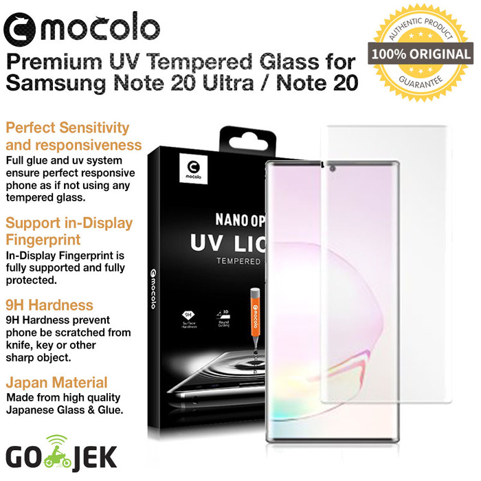 Jual Mocolo Full 3D UV Tempered Glass Samsung Note 20