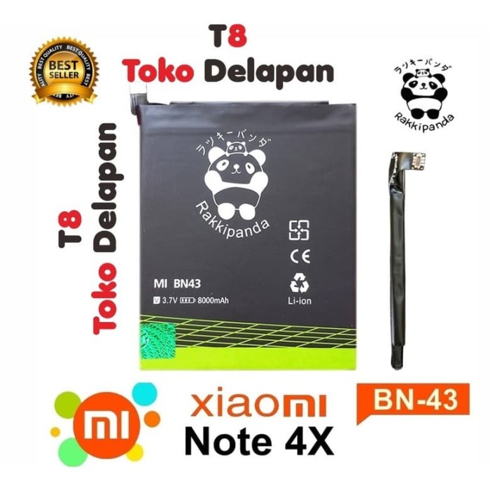 Jual Baterai Xiaomi Redmi Note 4X 4 x BN43 Double IC