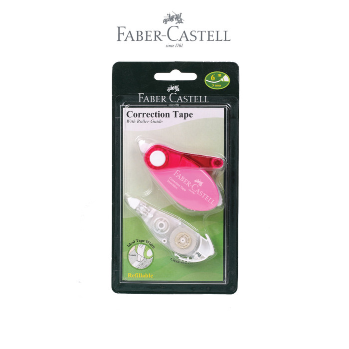 Jual FaberCastell Correction Tape SR 506 Merah Muda Jakarta Barat FaberCastell Tokopedia