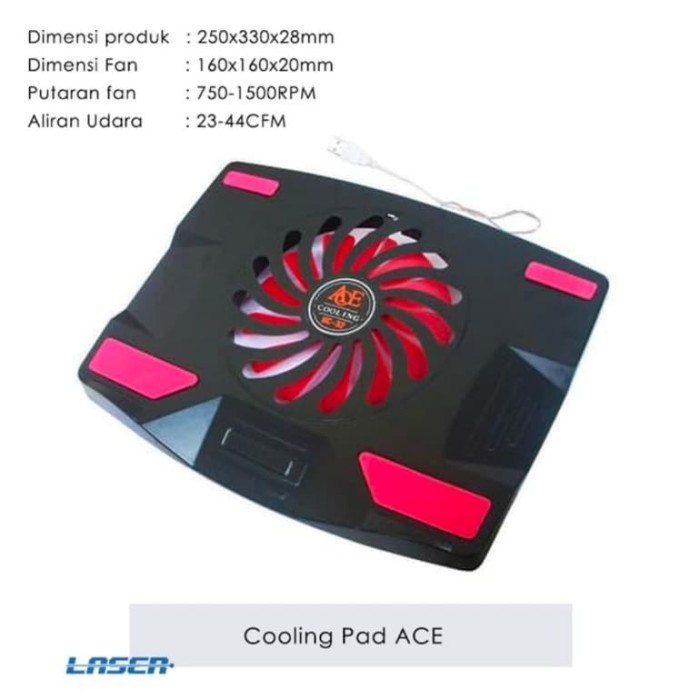 Foto Produk Cooling pad Cooler Pad Fan - Kipas Pendingin Laptop - NC-32 NC32 dari ACC COMPUTER 22
