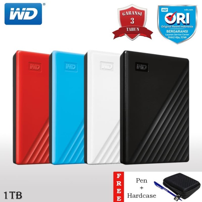 Promo WD My Passport New Design Hardisk Eksternal 1TB