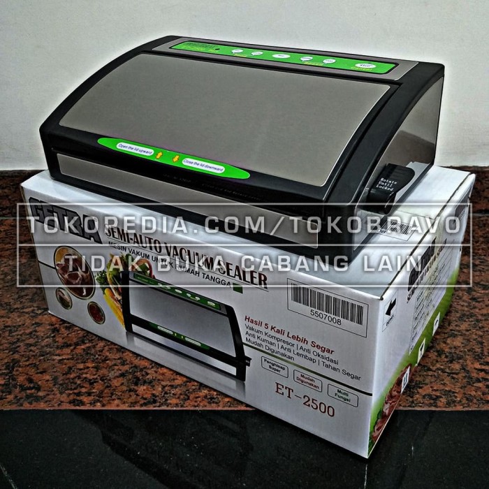 Jual Vacuum Sealer GETRA ET2500 vakum segel kedap udara getra ET2500