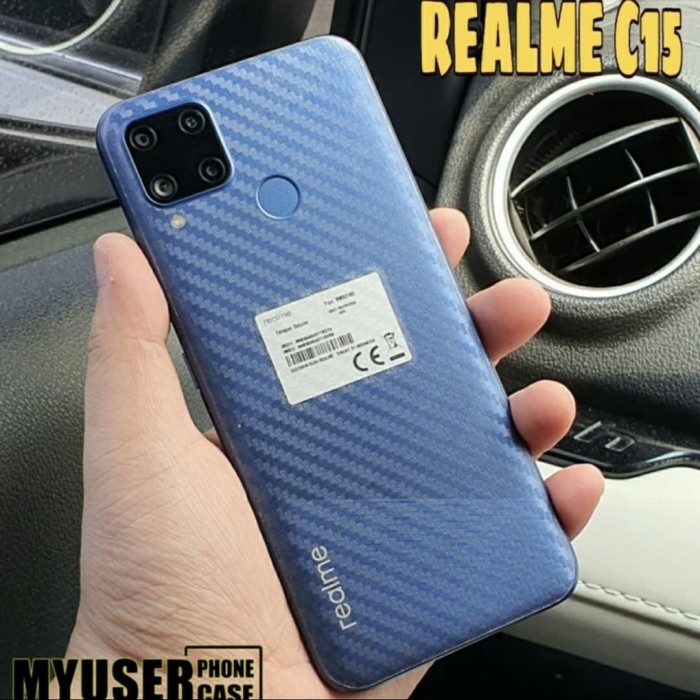 Foto Produk SKIN CARBON OPPO REALME C15 - ANTI GORES BELAKANG OPPO REALME C15 dari BenuaCell