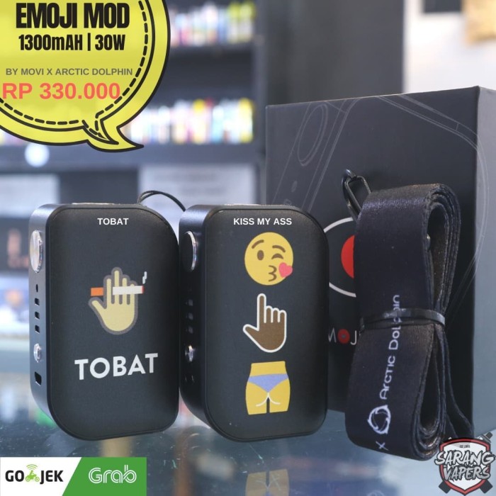 Jual Emoji Mod By Movi X Arctic Dolphin Authentic Mini Mod 1300mah Vapor Kota Bogor Rive15 Vapor Tokopedia