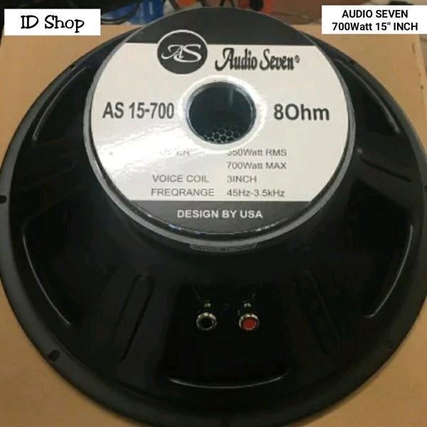 speaker 15 inch audio seven