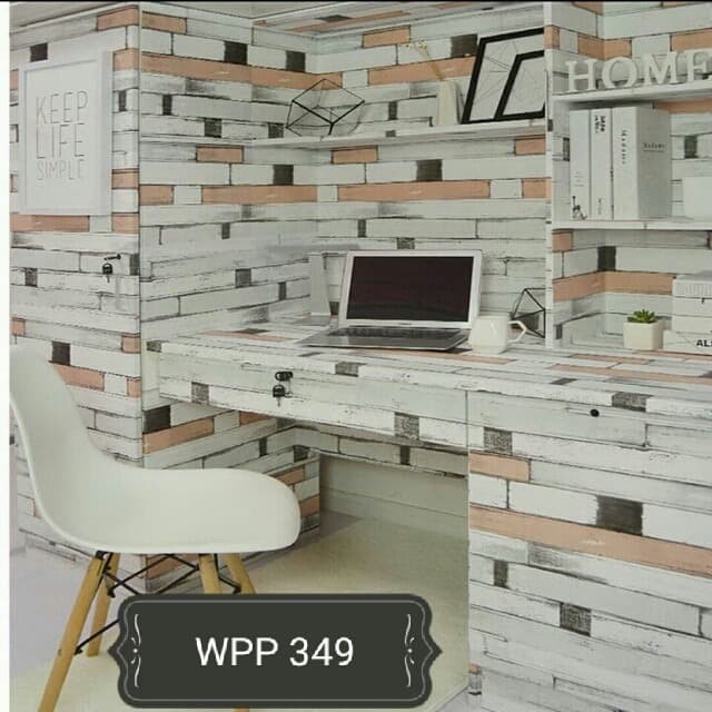 Jual Wallpaper dinding Sticker  tembok wall  stiker batu  