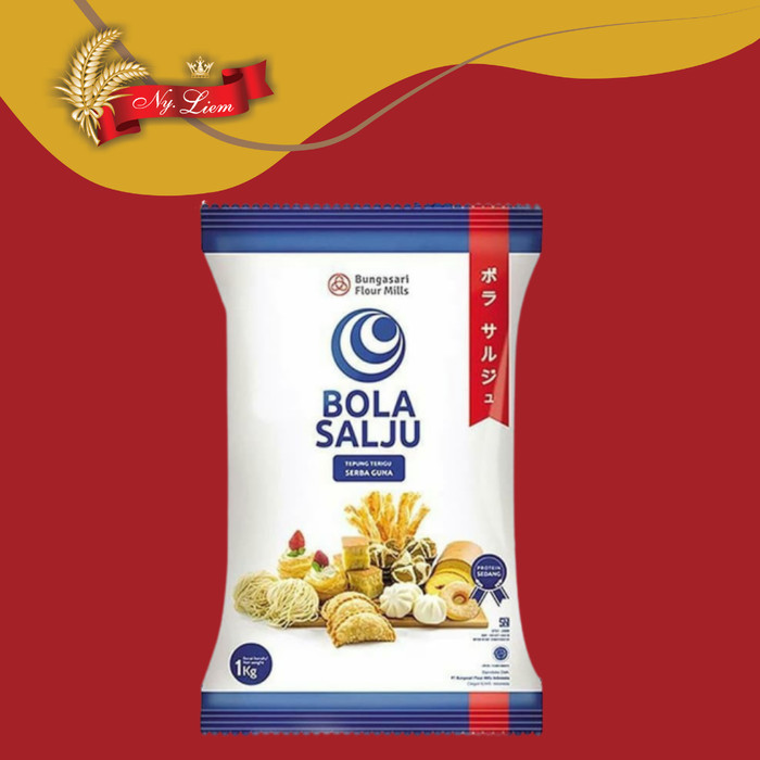 Jual Tepung Terigu BOLA SALJU 1 kg Protein Sedang Kota Bandung 