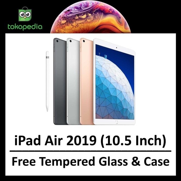 Jual iPad 7-Air 3 2019 10.5" 256GB WiFi Cellular 4G Gold