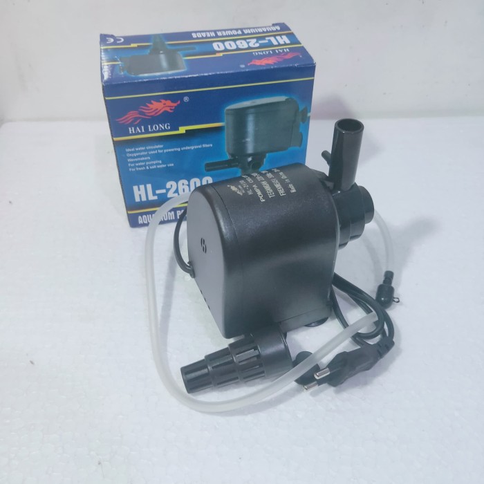 Jual Mesin Pompa Air Aquarium Hailong HL 2600 - Power Heads 35 watt