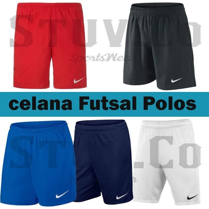 Jual Celana  Bola Futsal  Running Nike Hitam Merah Biru 