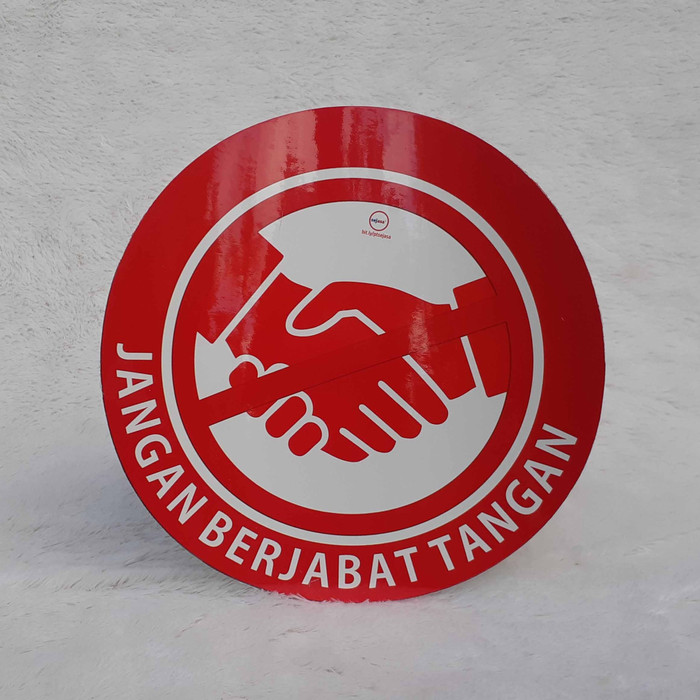 jual stiker dilarang jabat tangan bulat kab sleman syafana tokopedia jual stiker dilarang jabat tangan bulat kab sleman syafana tokopedia