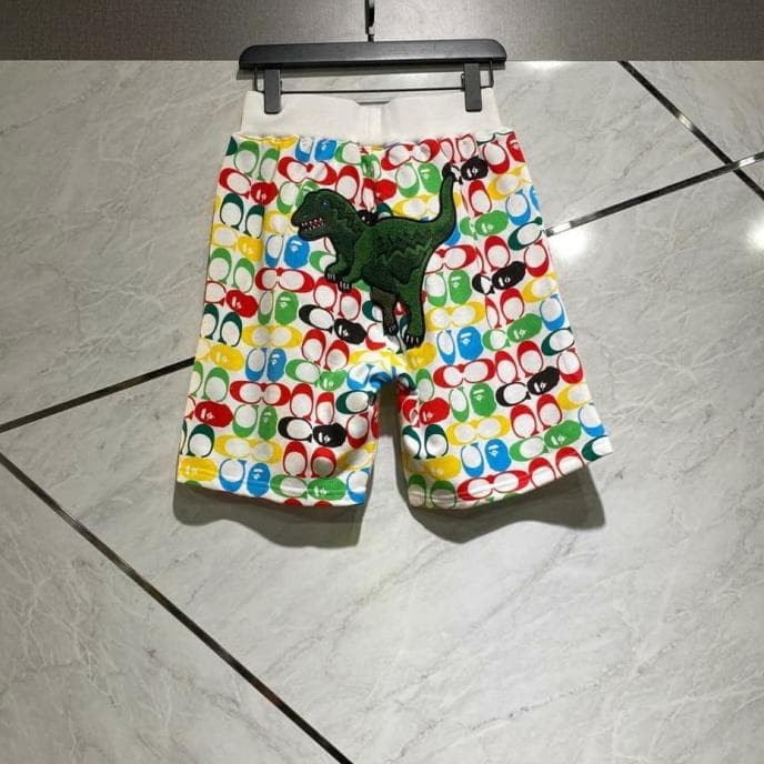 البال bape multicolor shorts 