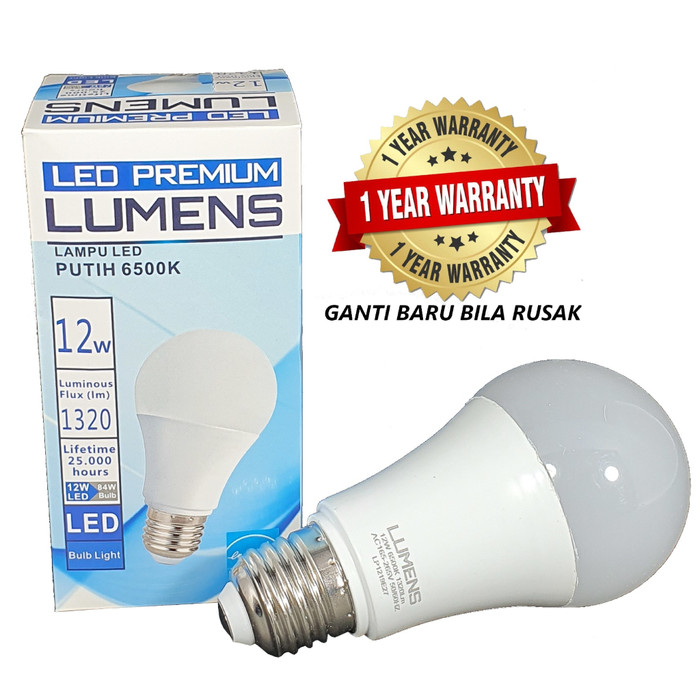 Jual Lampu  LED  LUMENS 12w 12  watt 12watt putih TERANG  