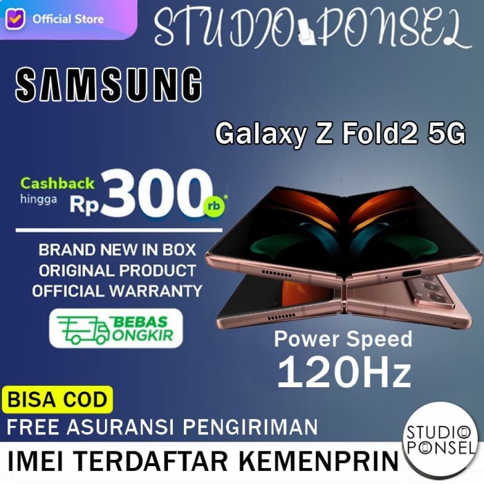 Jual (SEIN) Samsung Galaxy Z FOLD2 Fold 2 12GB/512GB 512