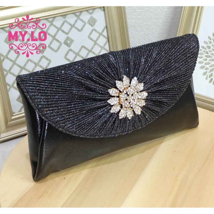 Jual TAS  PESTA WANITA  PARTY BAG CLUTCH  MEWAH IMPORT MC6A05 