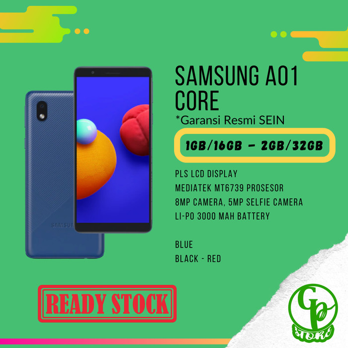 Jual Samsung Galaxy A01 Core 2/32 RAM 2GB / 32GB ROM ...