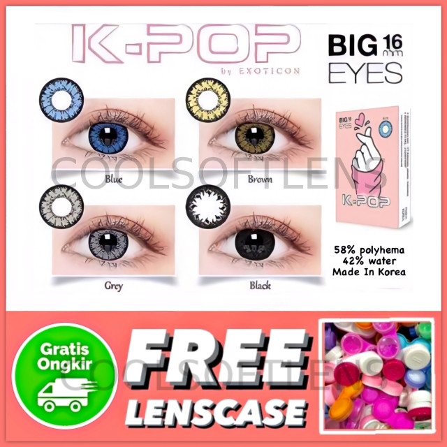 Jual Softlens X2 KPOP Normal / Soflen K-POP Exoticon Big