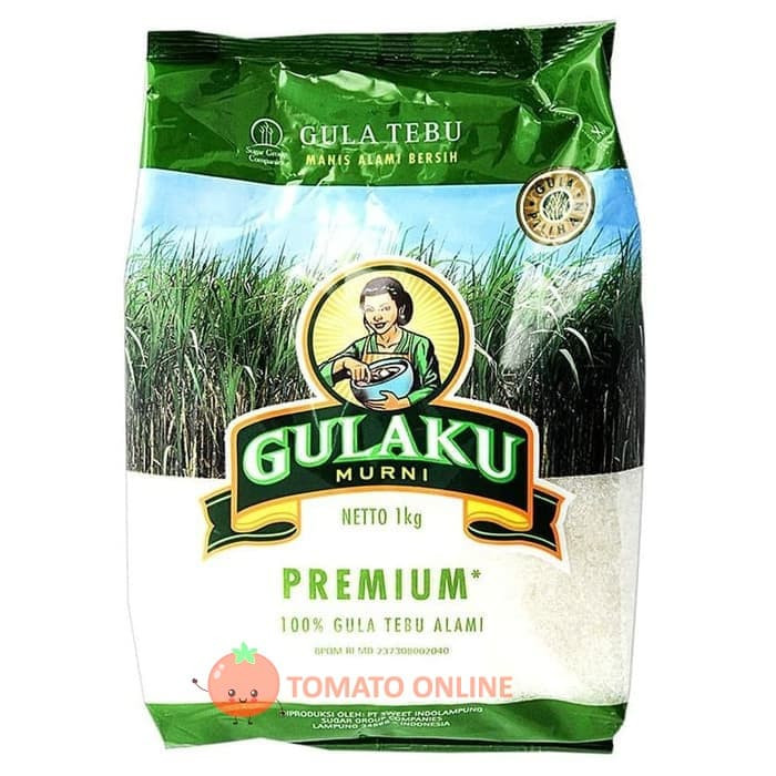 Jual Gulaku Putih Premium Murni Kristal Tebu 1kg 1 kg