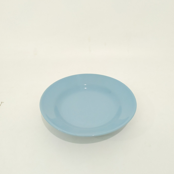 Jual Piring  Makan Keramik 8 5inch 22cm Biru Polos  