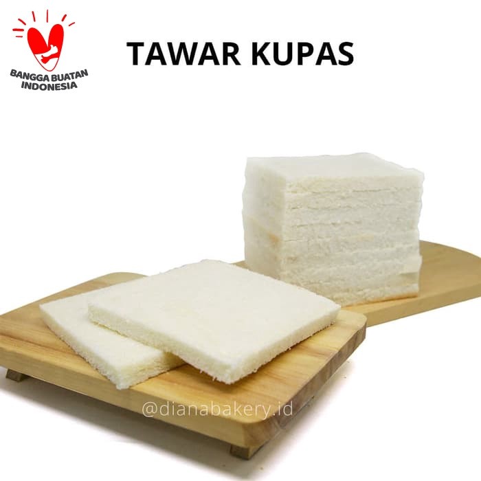 Foto Produk Roti Tawar Kupas | Roti Tawar | Roti Gandum | Roti Bakar | Roti Goreng dari Diana Bakery