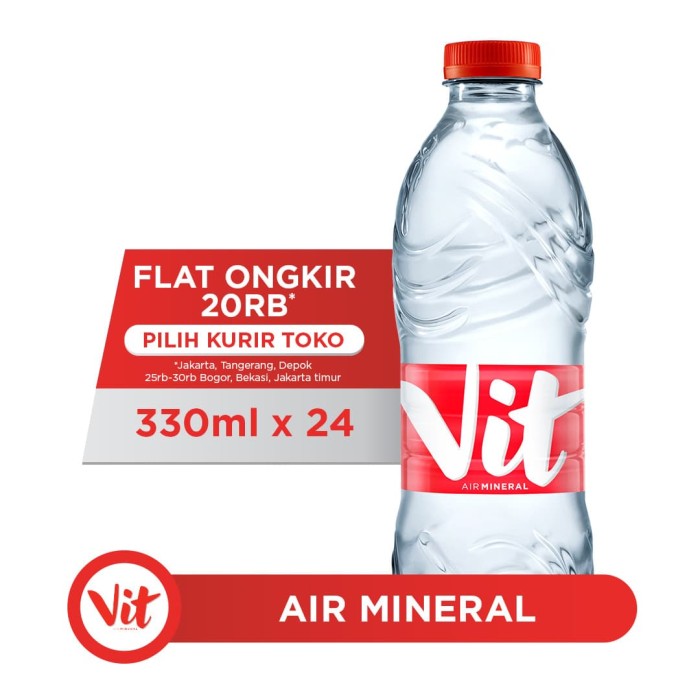 Promo VIT Air Mineral 330ml (24 botol) - Kab. Tangerang