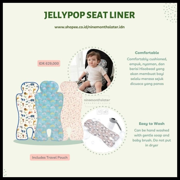 jellypop stroller pad