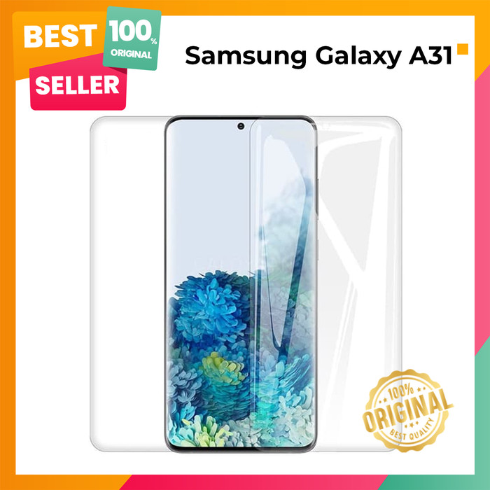 Jual Samsung Galaxy A31 Anti Gores Hydrogel Depan Belakang