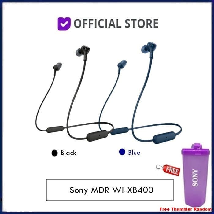 Promo Sony WI-XB400 / WI XB400 / WI XB 400 Wireless In-ear Headphones ...