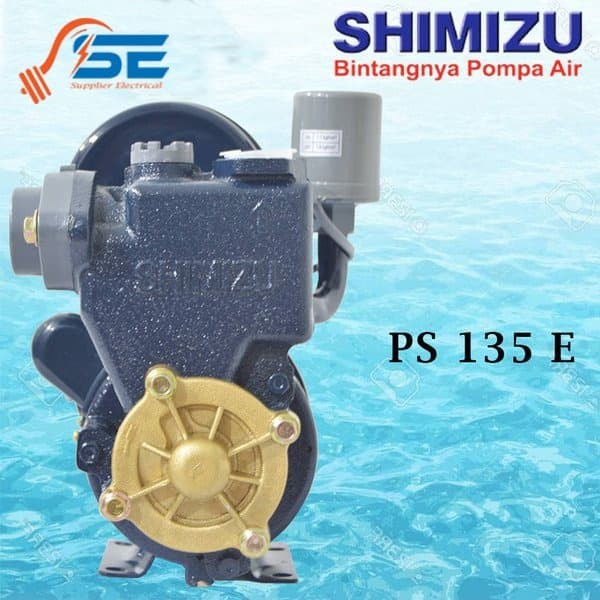 Jual Pompa Air Shimizu PS-135 E - Pompa Air Otomatis ( ASLI & Ready