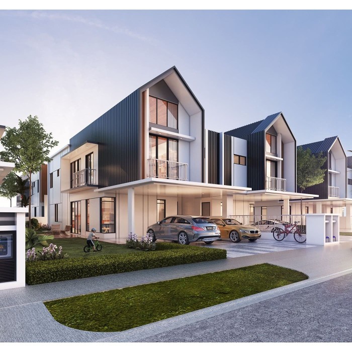 Jual Gambar Desain Rumah fasad Paket 1 Jakarta Barat Arsitekuh 