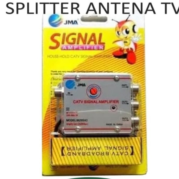 Jual Splitter Antena Tv Plus Booster 20db Jma Asli Antena Catv 3 Cabang Jakarta Barat Pcm Elektronik Jakarta Tokopedia